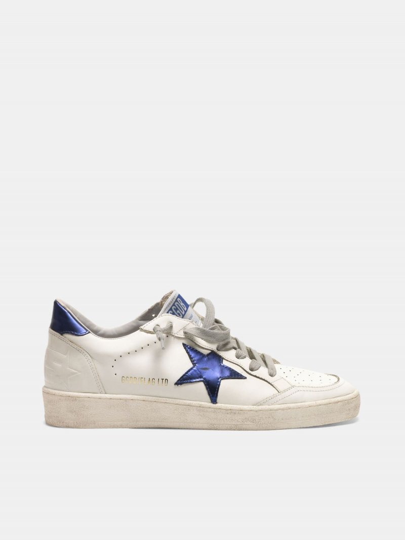 Ball Star sneakers with laminated leather heel tab and star
