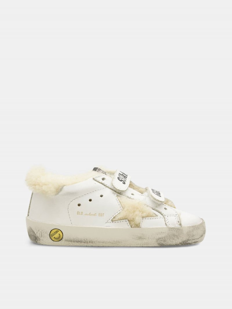 Old School sneakers with shearling insert