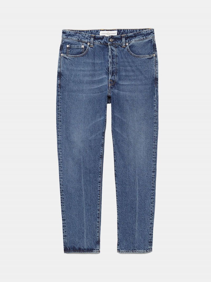 Slim-fit Happy jeans in cotton denim