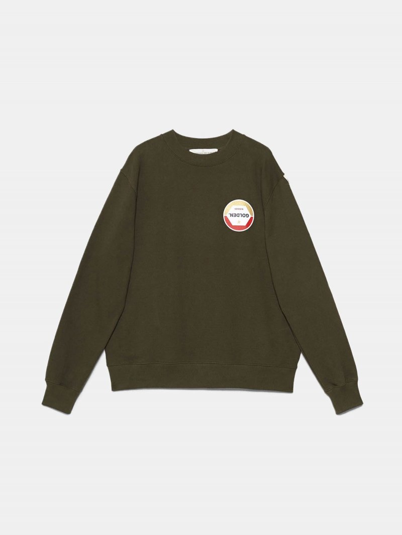 Hisao sweatshirt in pure cotton with print on the front