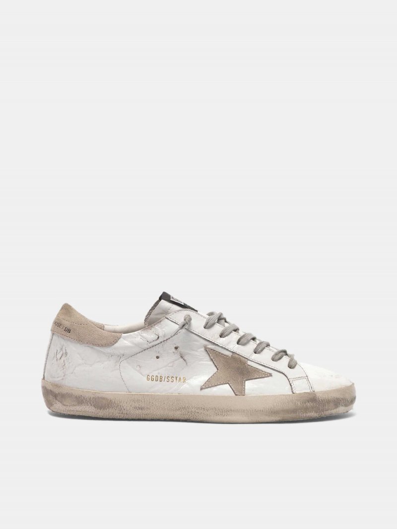 Super-Star sneakers in varnished-look leather