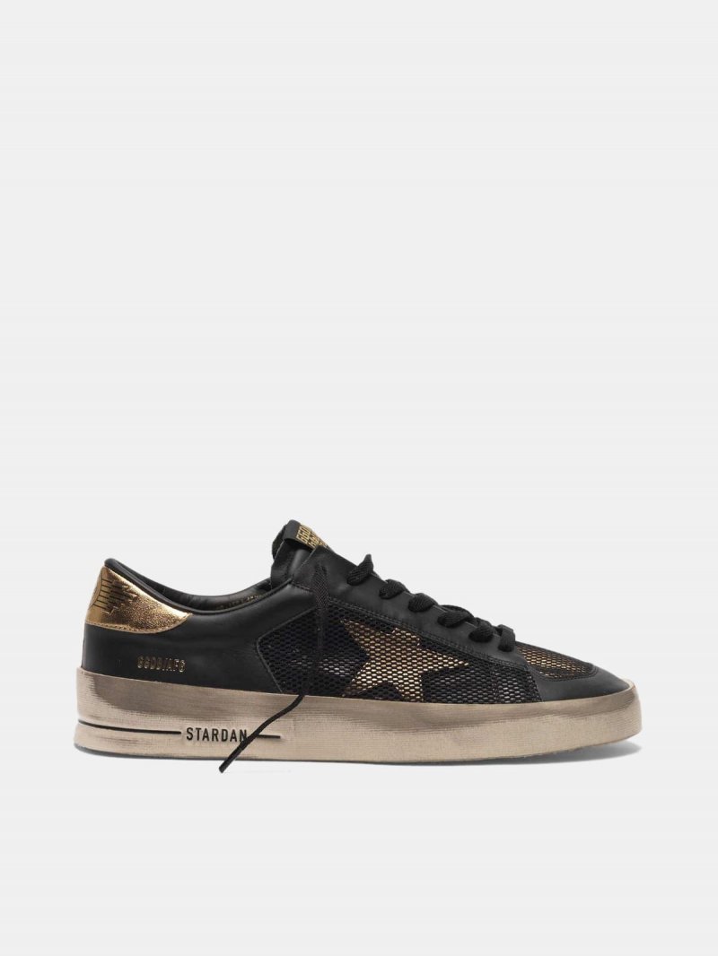 Stardan sneakers in leather with mesh inserts
