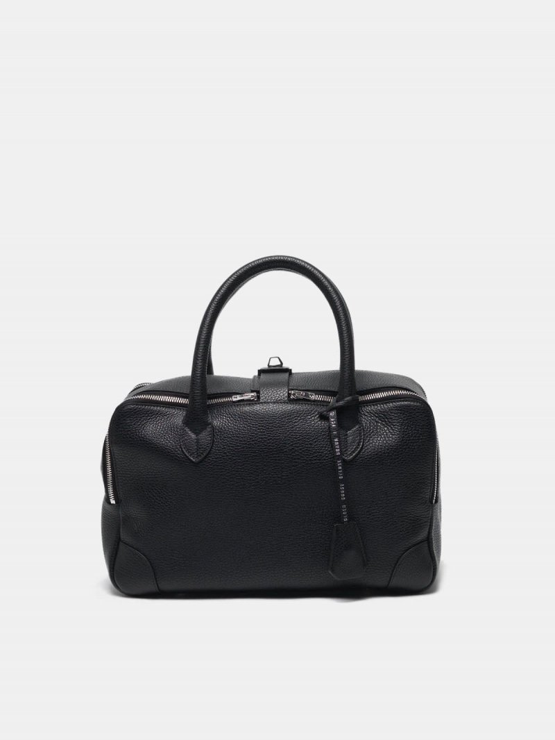 Equipage bag in pebbled leather