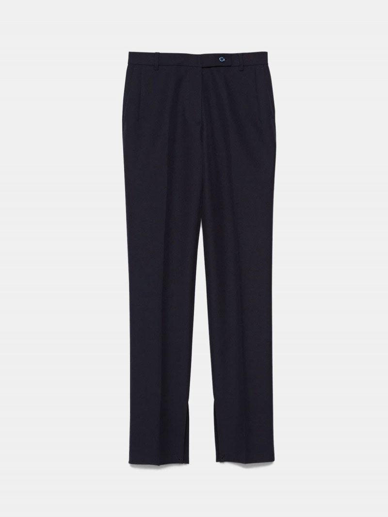 Venice trousers in a technical fabric with adjustable length