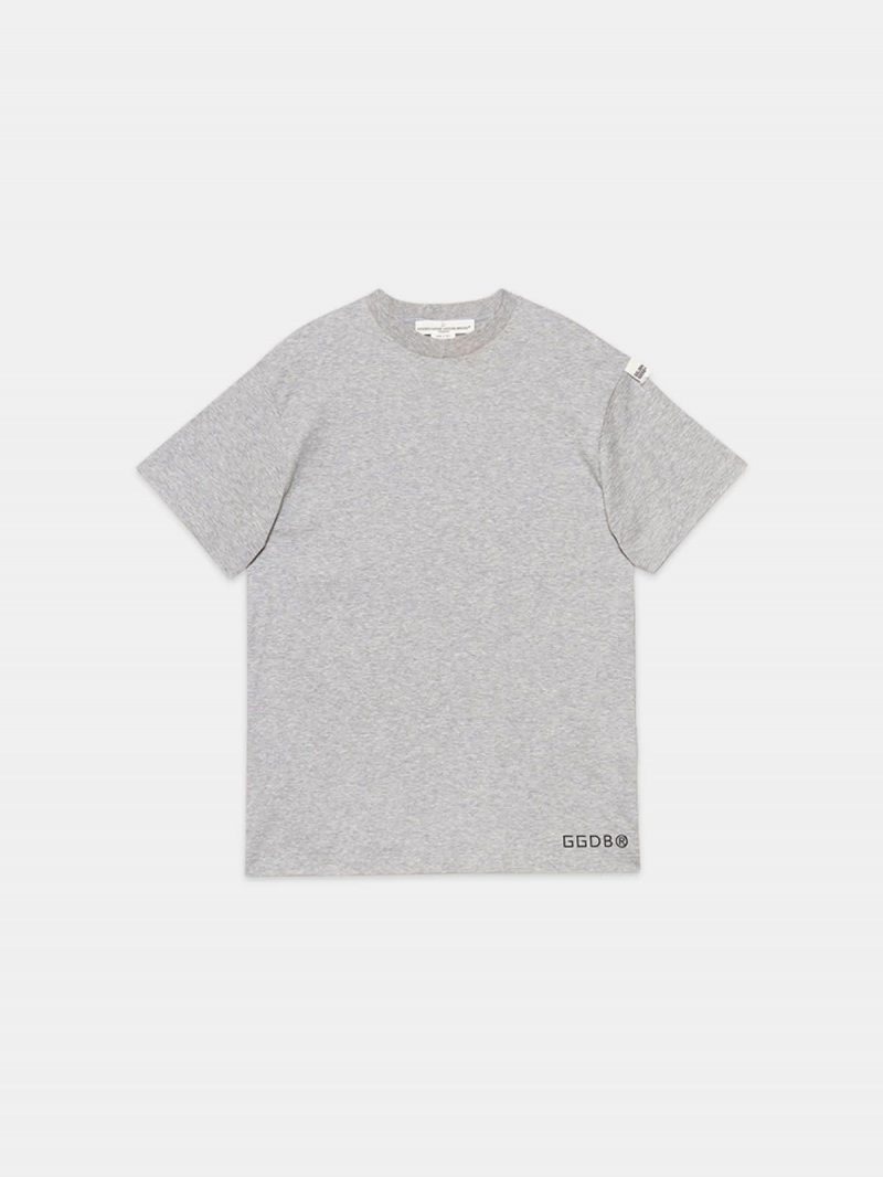 Grey Golden T-shirt with star on the back