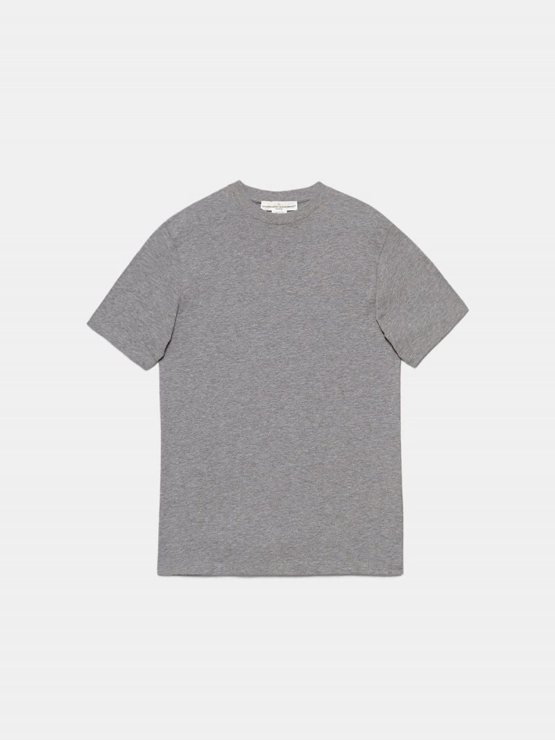 Grey Golden T-shirt with Sneakers Lovers print
