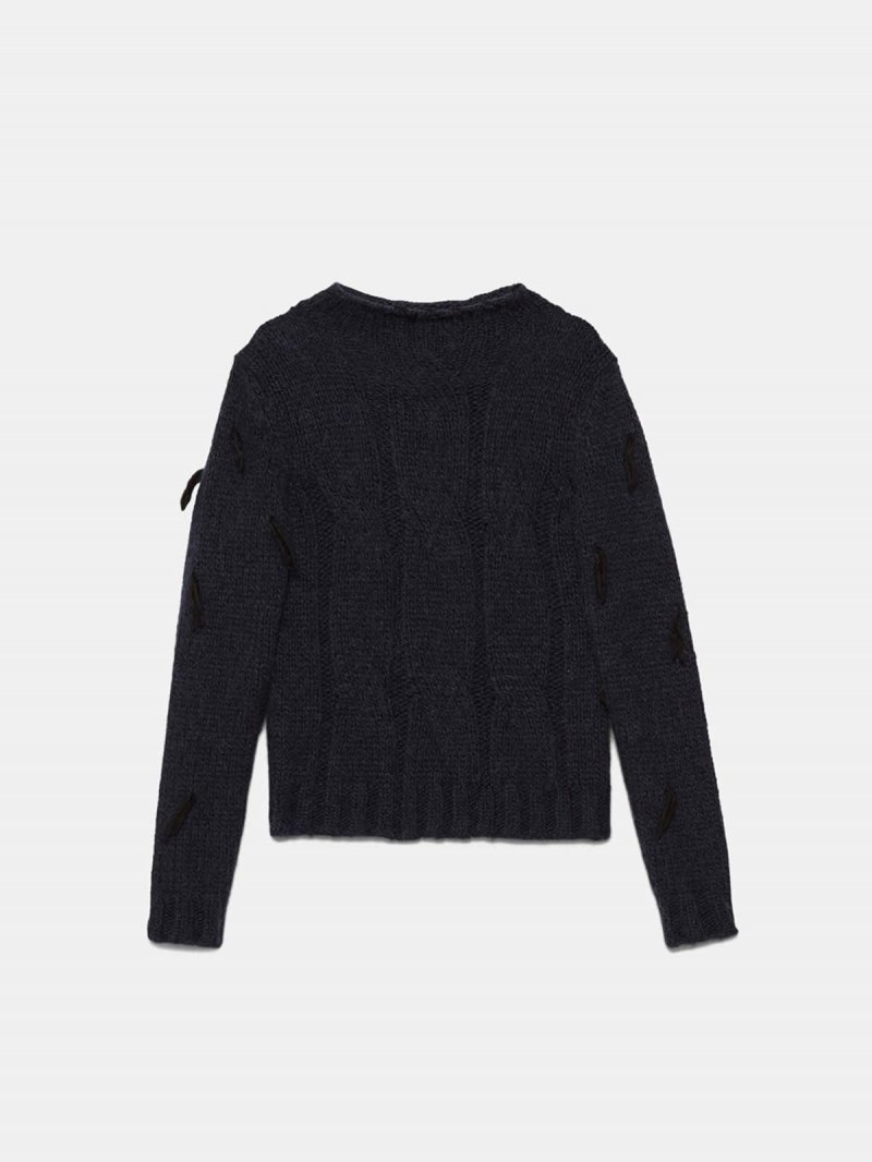 Hinagiko sweater in wool blend