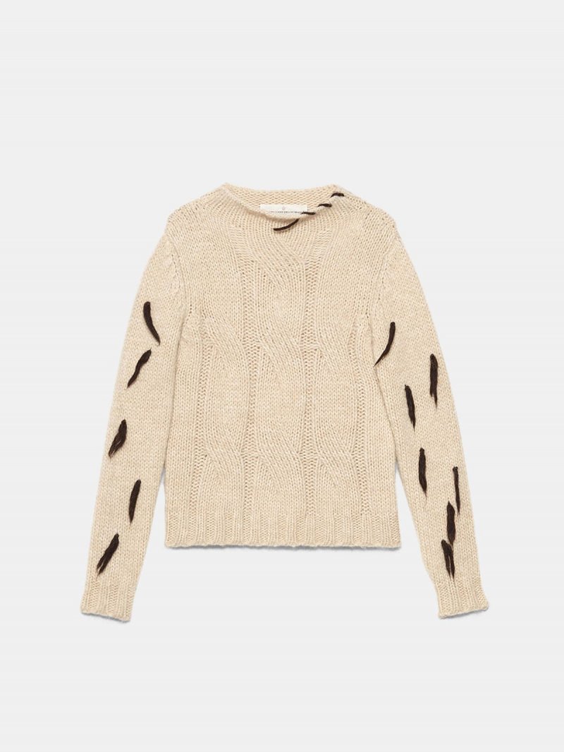 Hinagiko sweater in wool blend