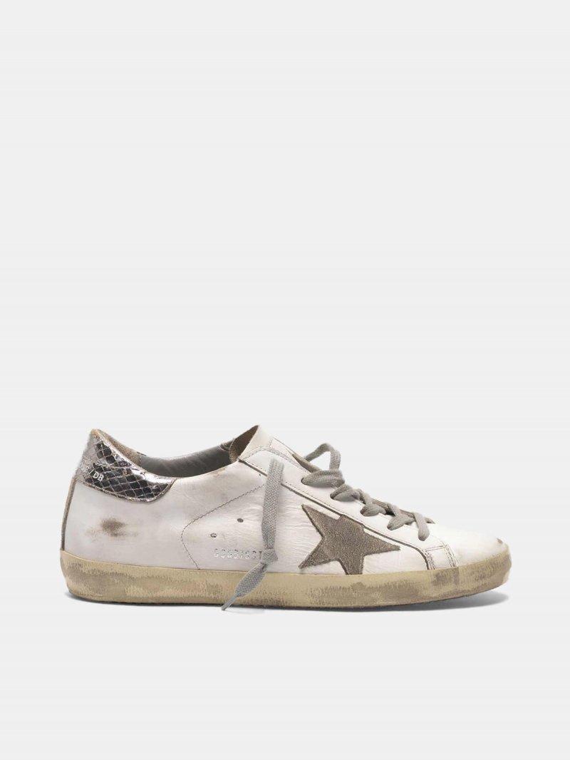Super-Star sneakers with silver-coloured heel tab