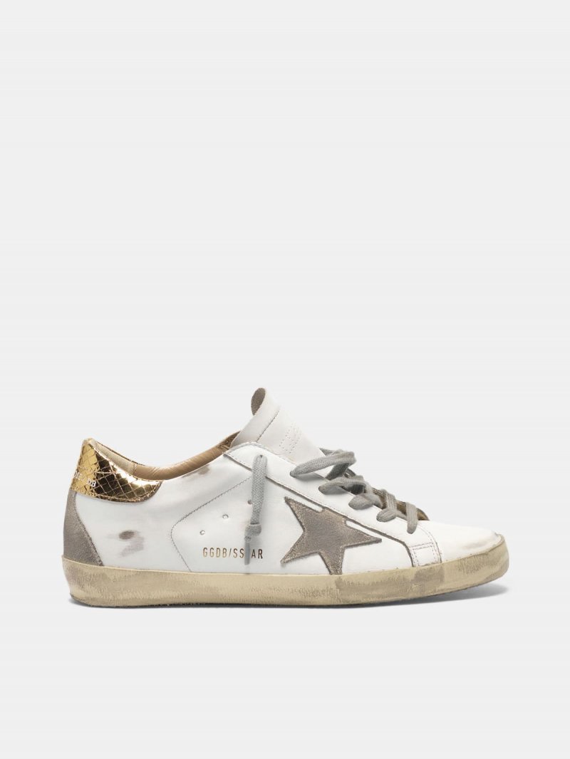 Super-Star sneakers with gold-coloured heel tab