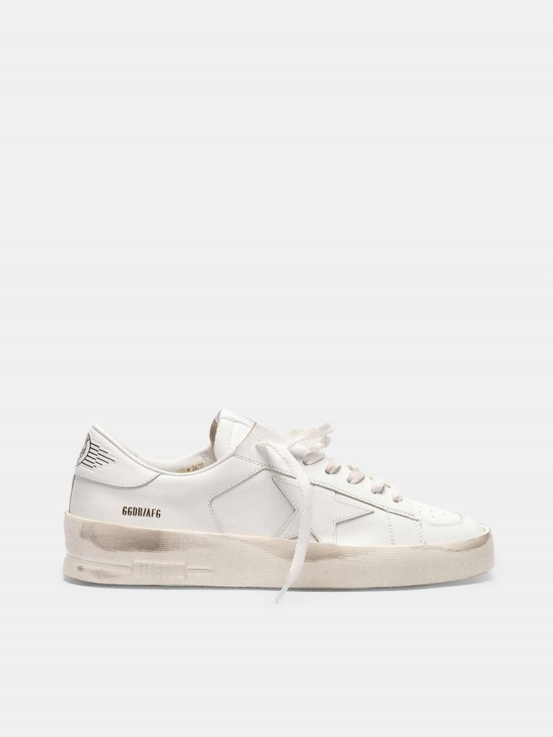 Stardan sneakers in total white leather