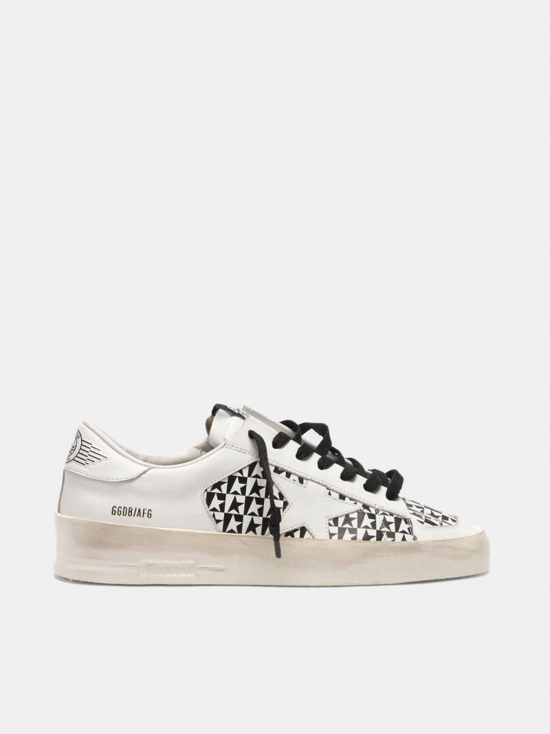 Stardan sneakers with checkerboard stars