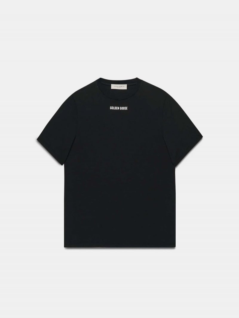 Black Golden T-shirt with print on the back