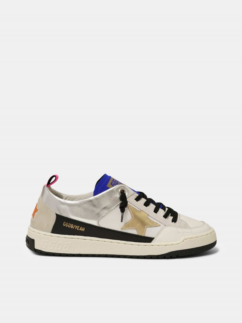 White Yeah! sneakers with gold star