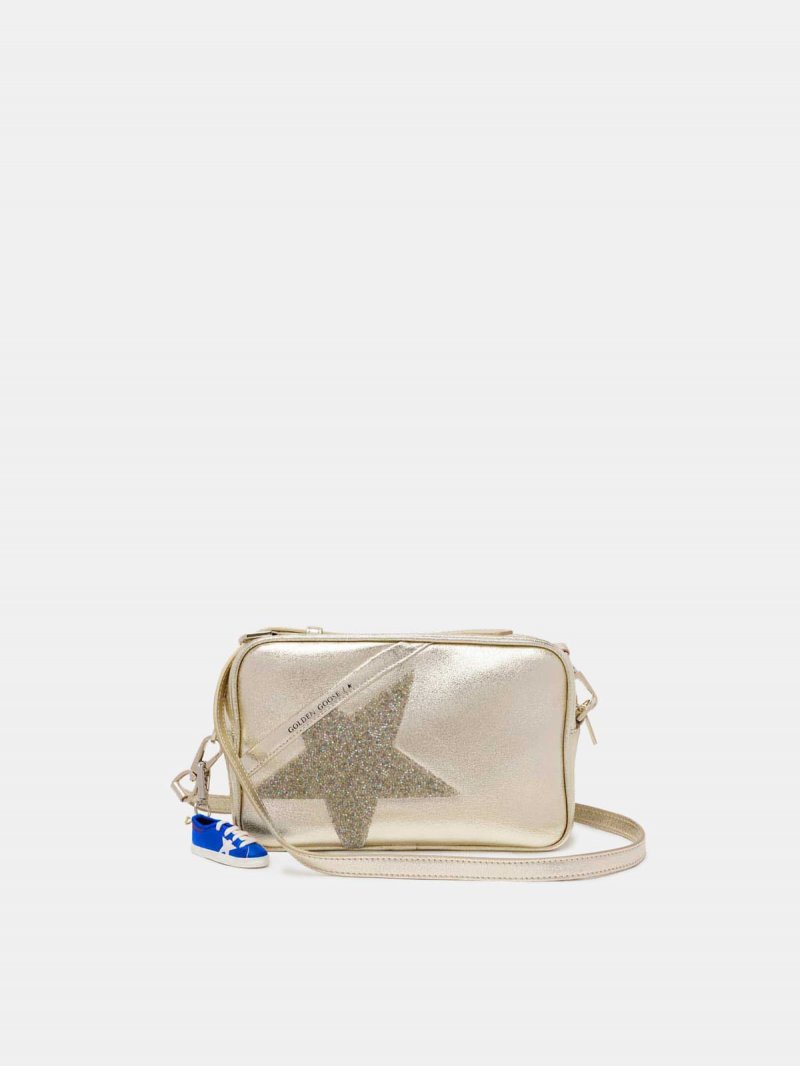 Gold Star Bag with crystals