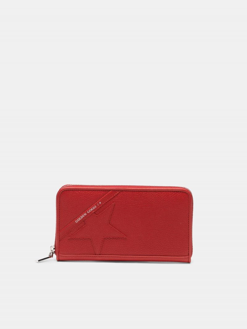 Large red Star Wallet