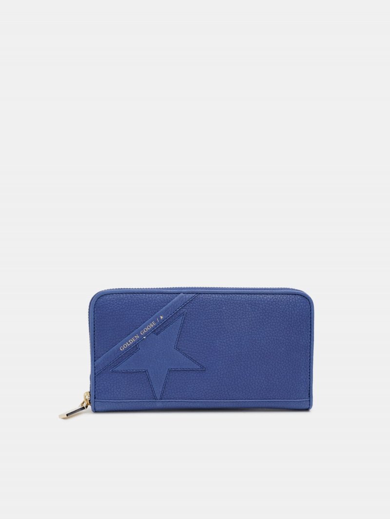 Large blue Star Wallet