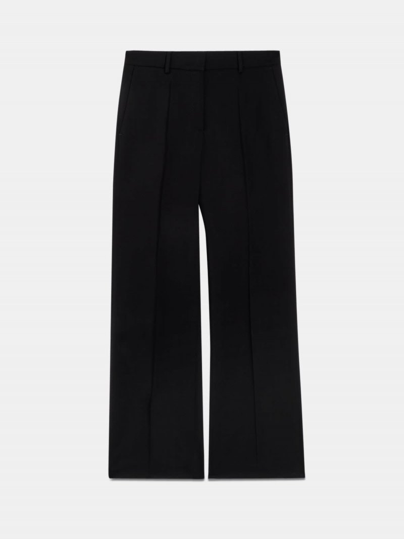 Abigail black high-waist trousers
