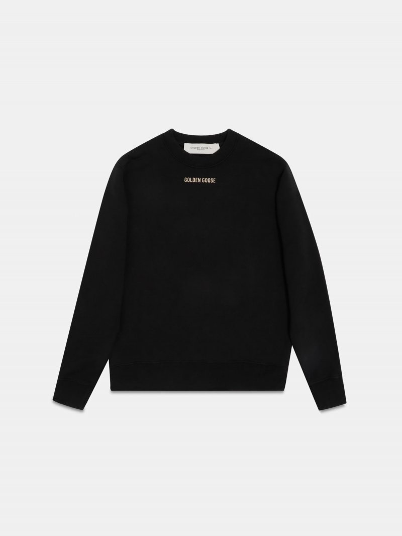 Sharon sweatshirt in black with glittery print