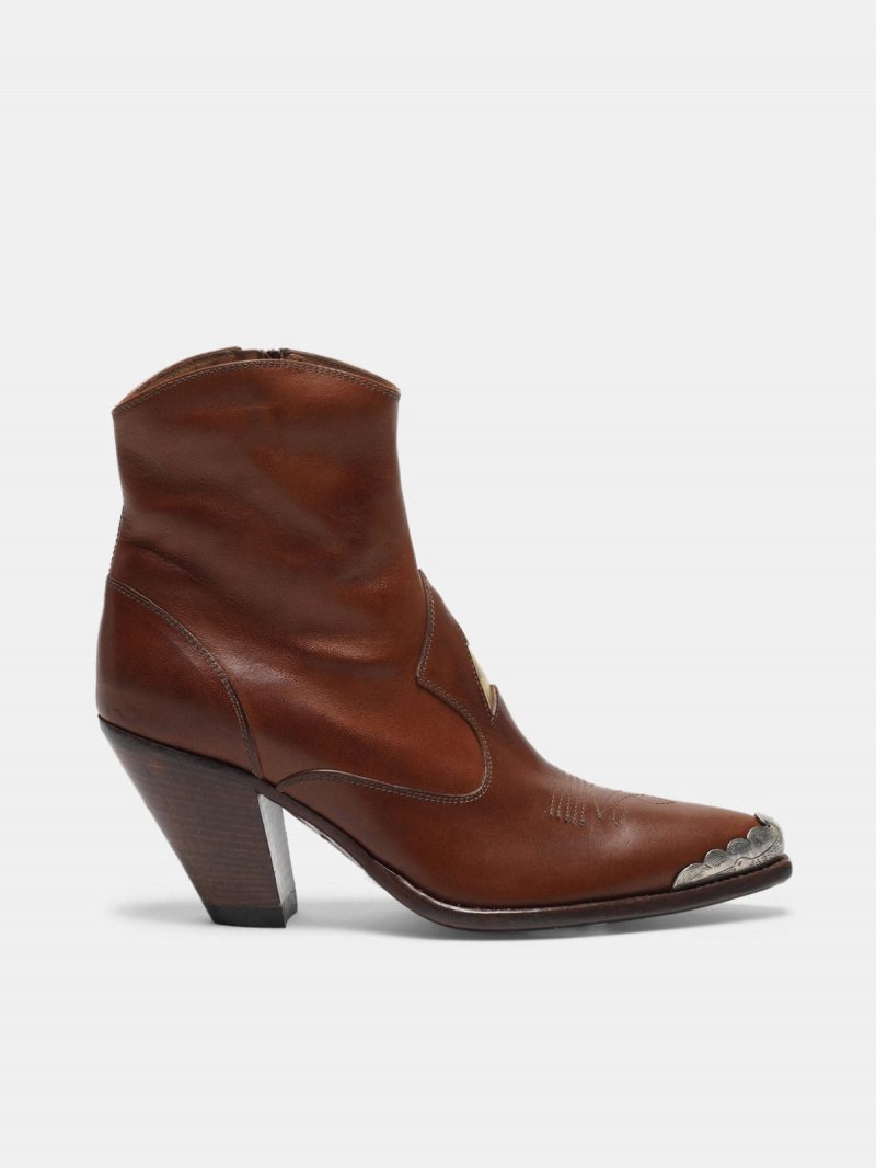 Nora leather ankle boots