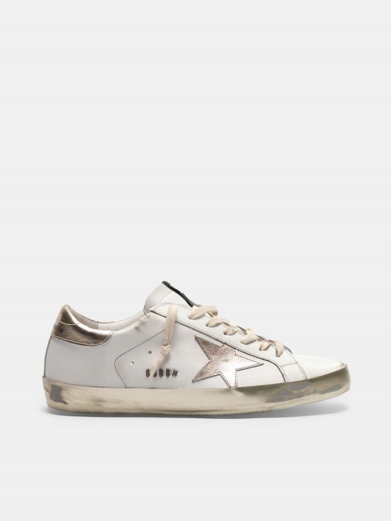 Super-Star sneakers with details and gold foxing