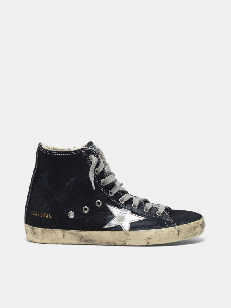 Francy sneakers in canvas with laminated star