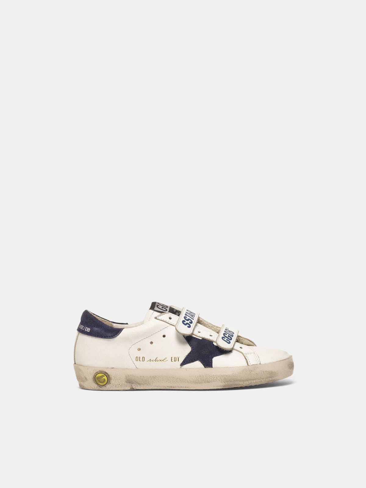 Old School sneakers in leather with suede star and heel tab