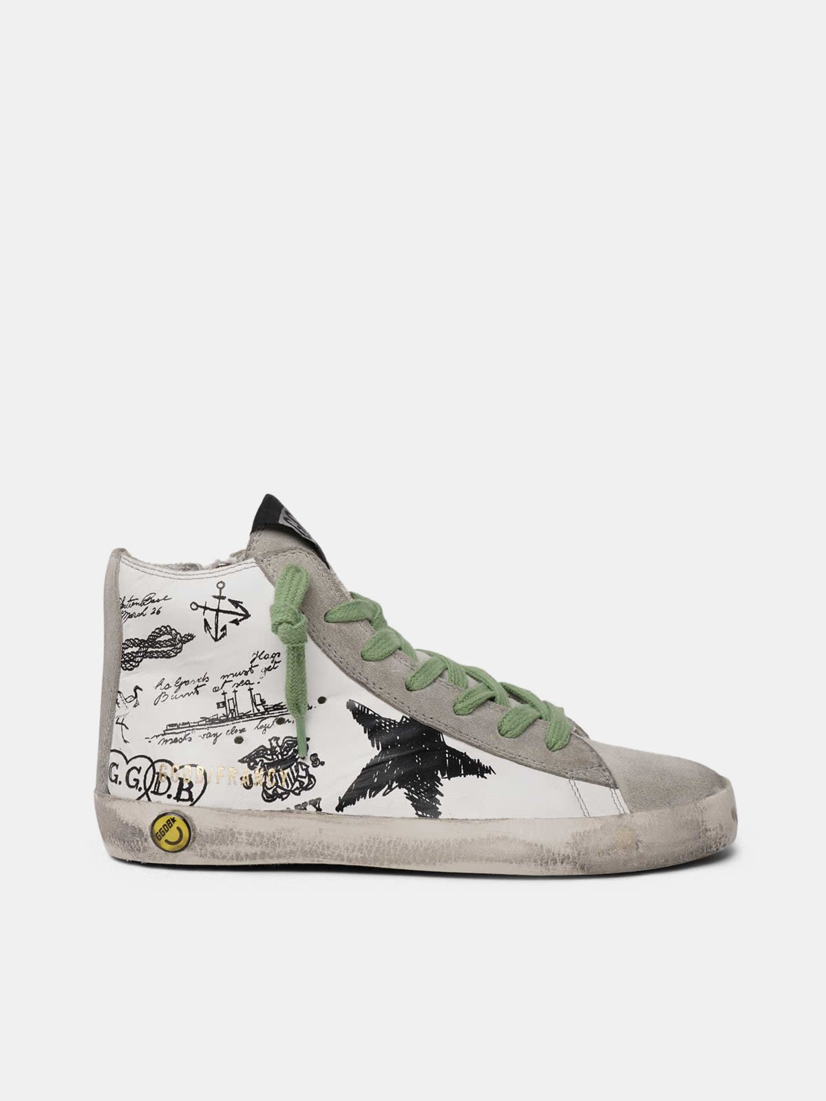 Francy sneakers with tattoo print