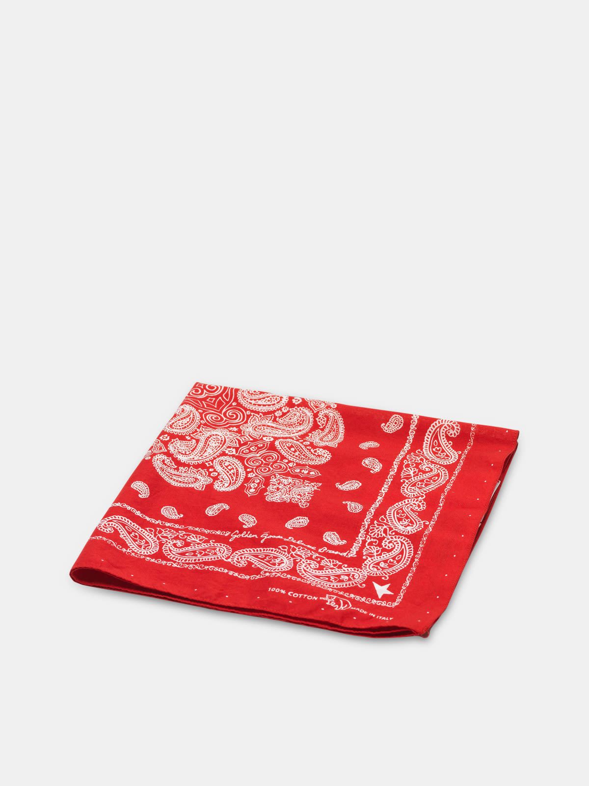 Cotton Jiro bandana with paisley pattern