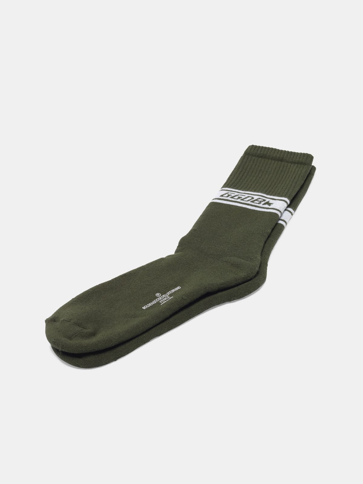 Short Hideki terry socks with jacquard logo