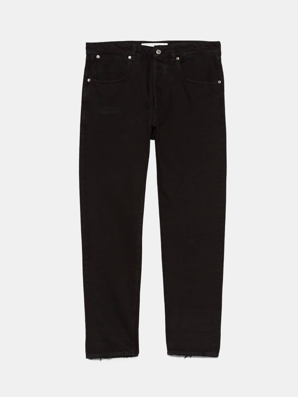 Up jeans with relaxed fit in one-wash denim