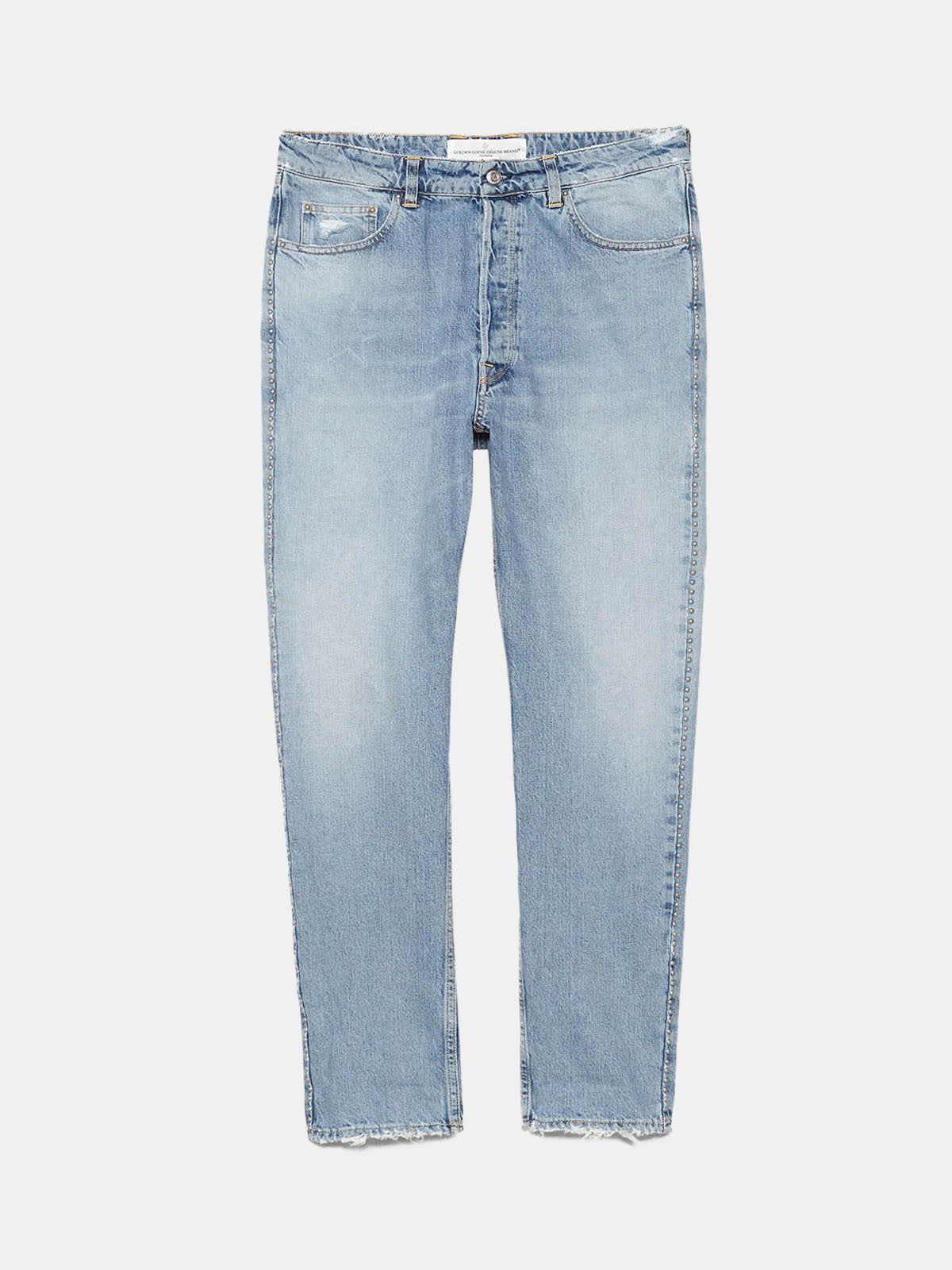 Happy slim fit jeans with decorative studs
