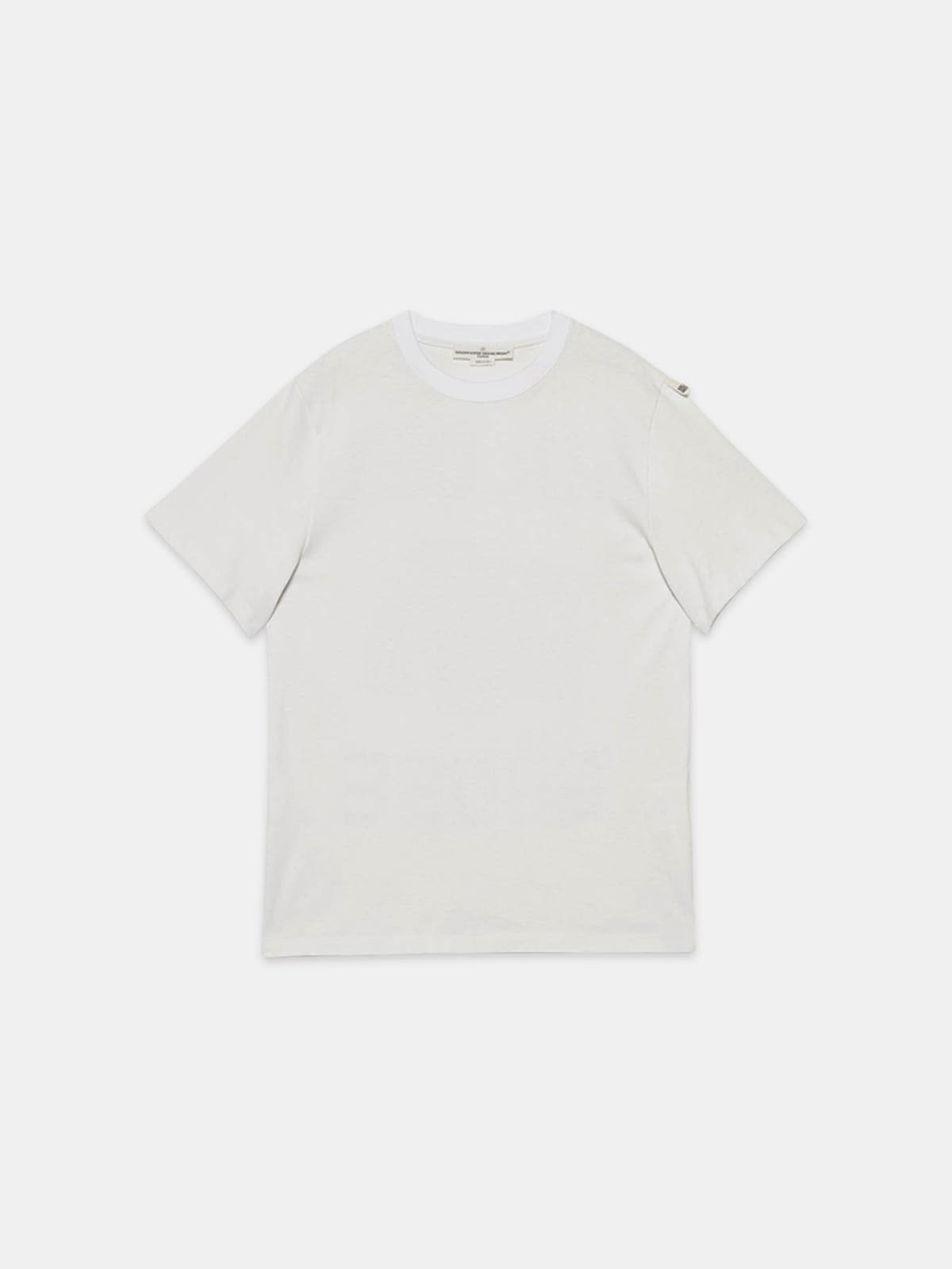 Golden t-shirt in jersey con bear print on the back