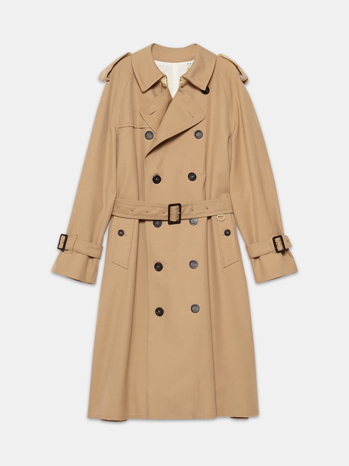 Hitoshi trench coat in wool with inserts in nylon [G35MP560.A1 
