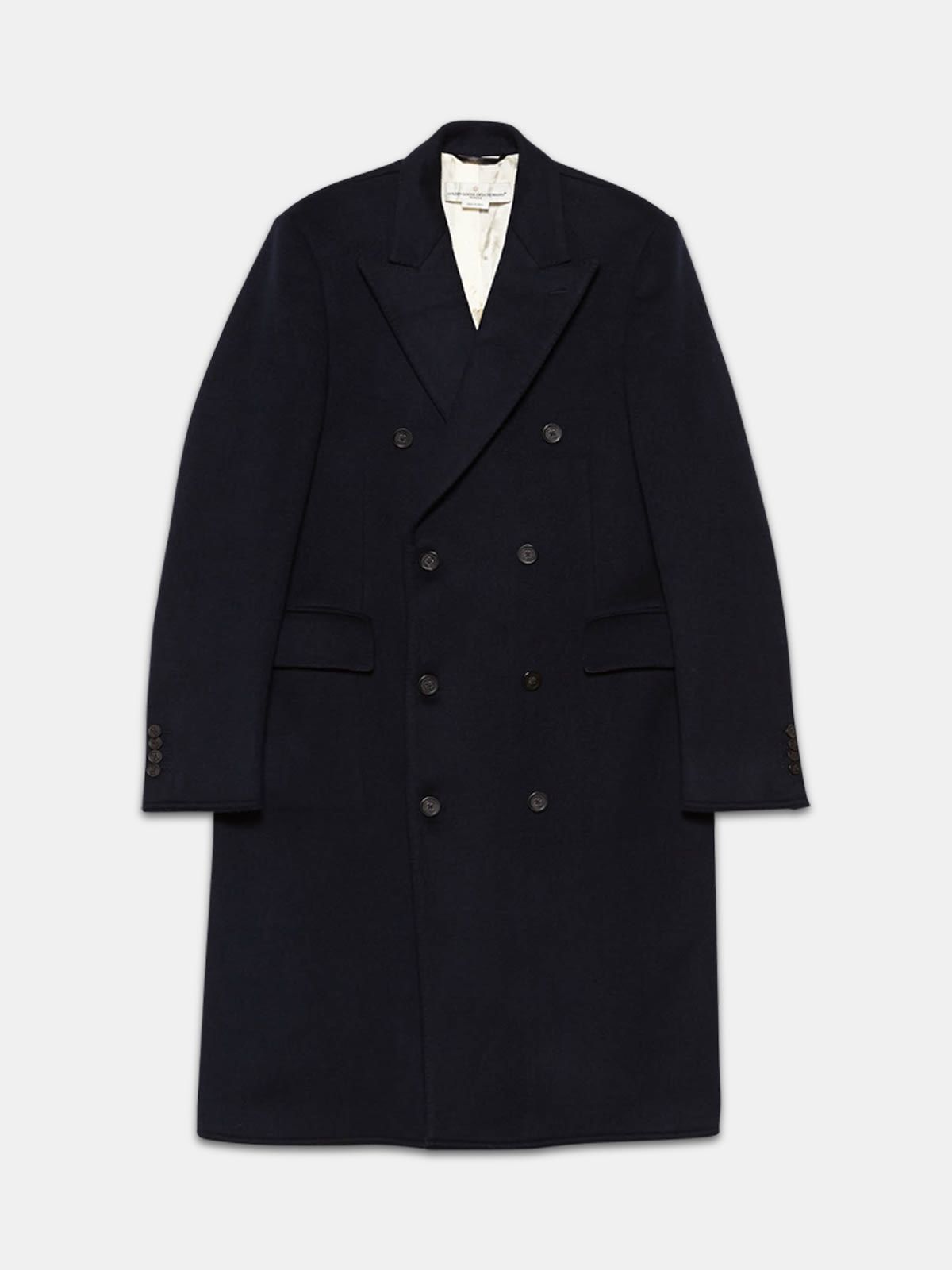 Yukio double-breasted coat in wool blend