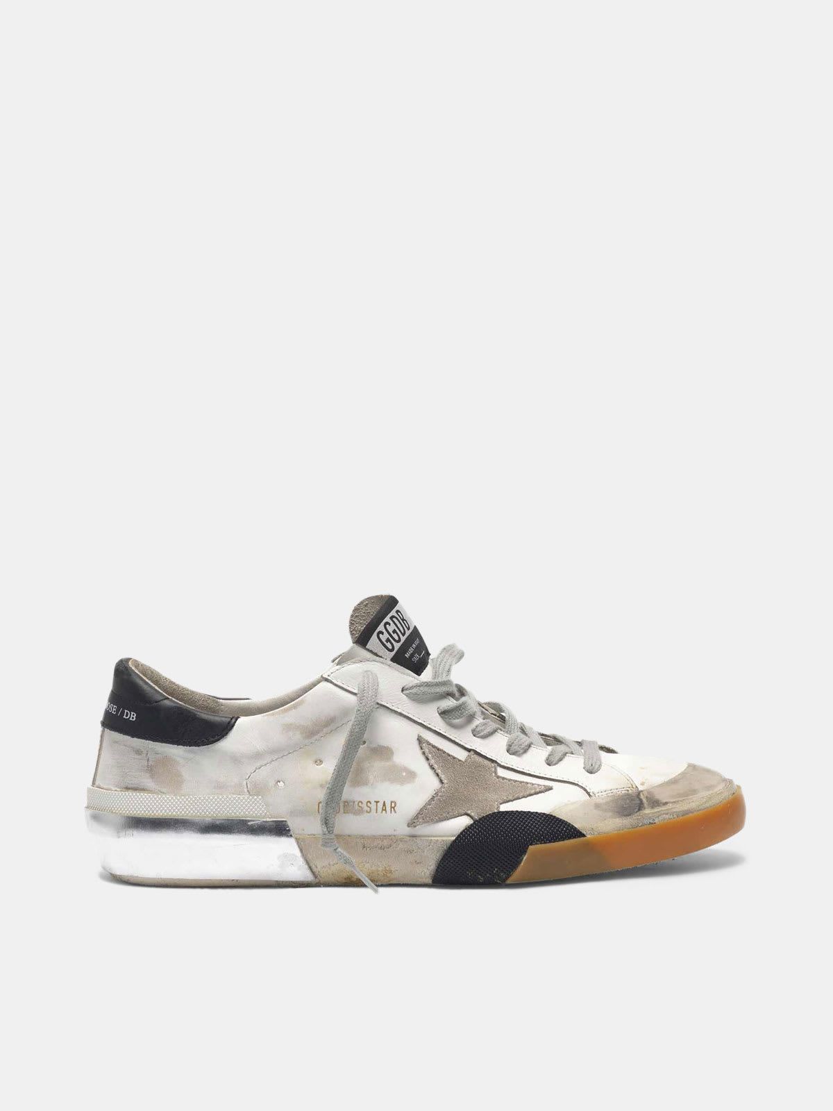 Patchwork Super-Star sneakers with multi-foxing technique