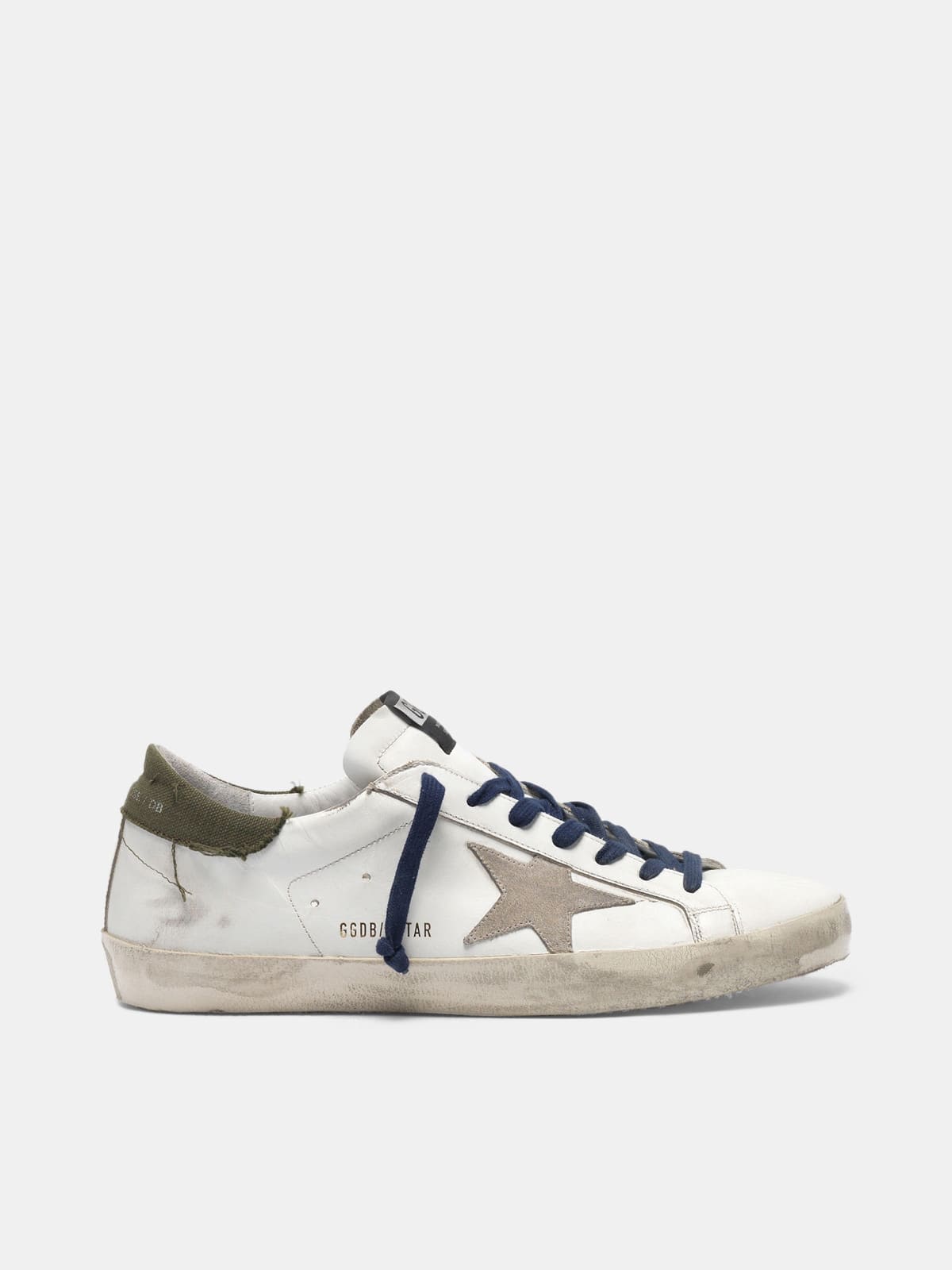 Super-Star sneakers with the heel tab in raw edge canvas
