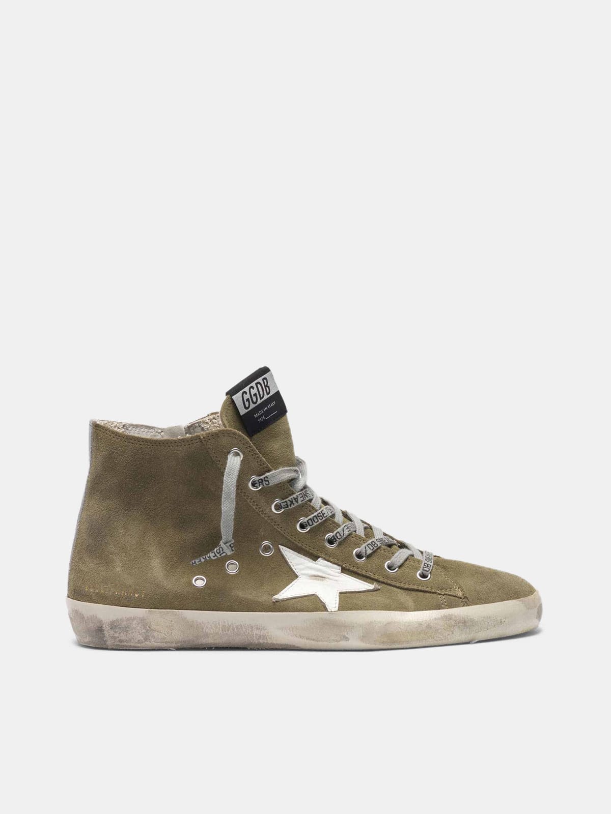 Francy sneakers in suede with leather star