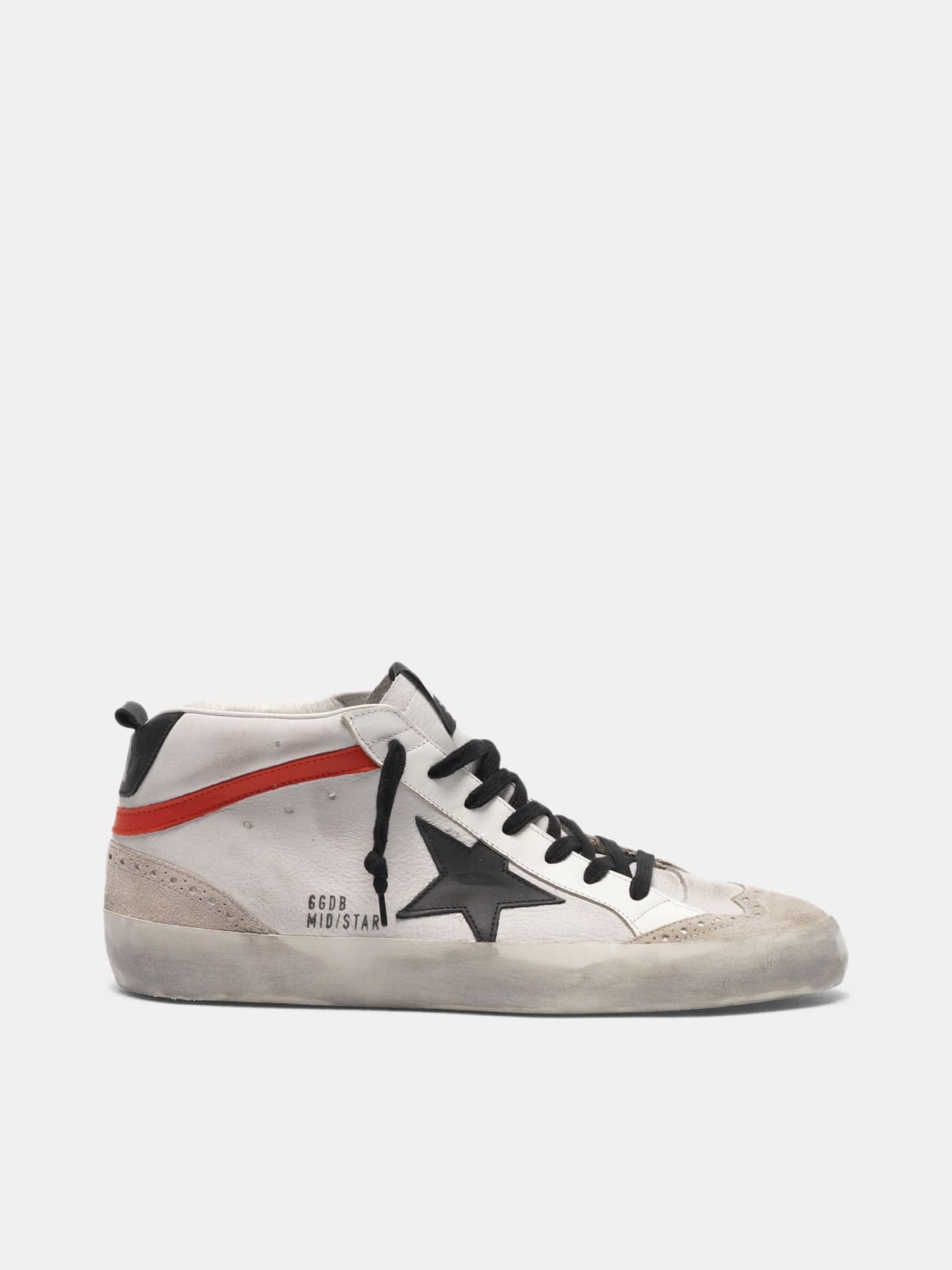 Mid Star sneakers in leather with nubuck inserts