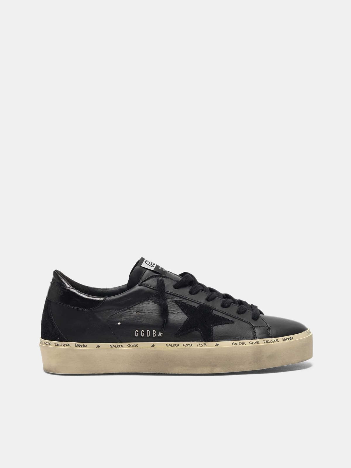 Hi-Star sneakers in leather with studded GGDB lettering