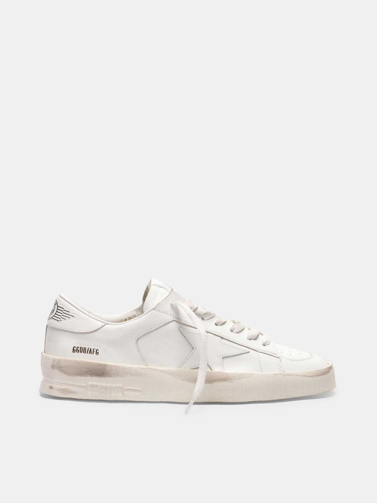 Stardan sneakers in total white leather