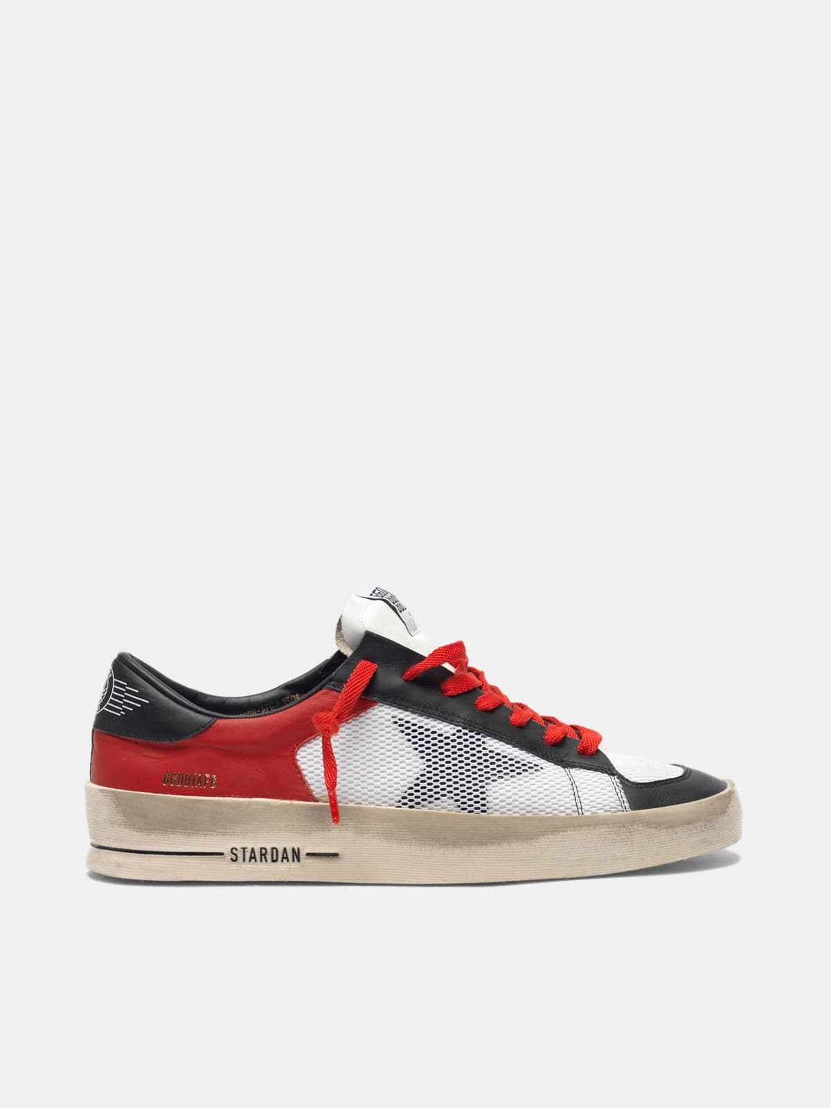 Stardan sneakers in leather with mesh inserts