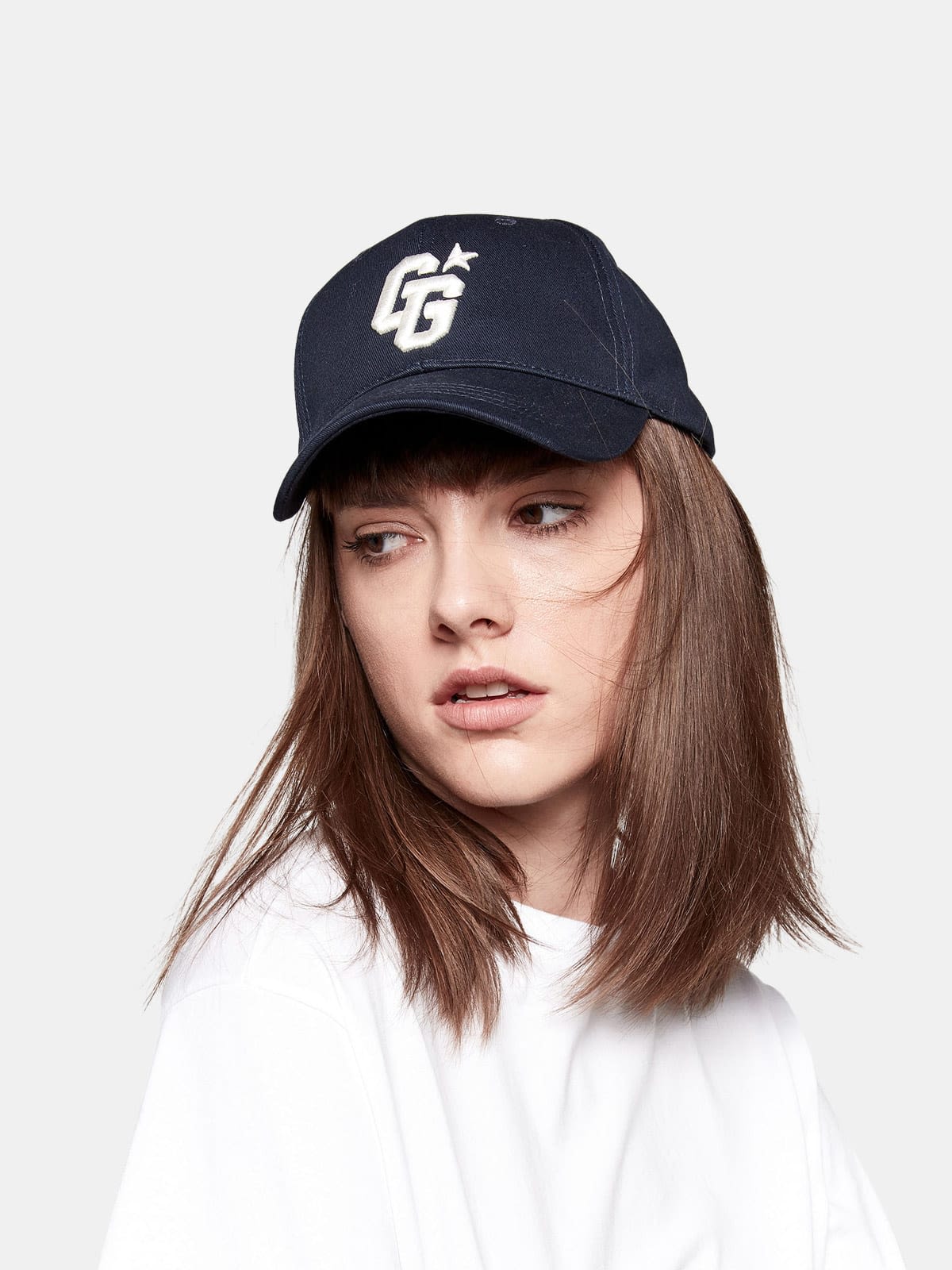Aki baseball cap with GG embroidery