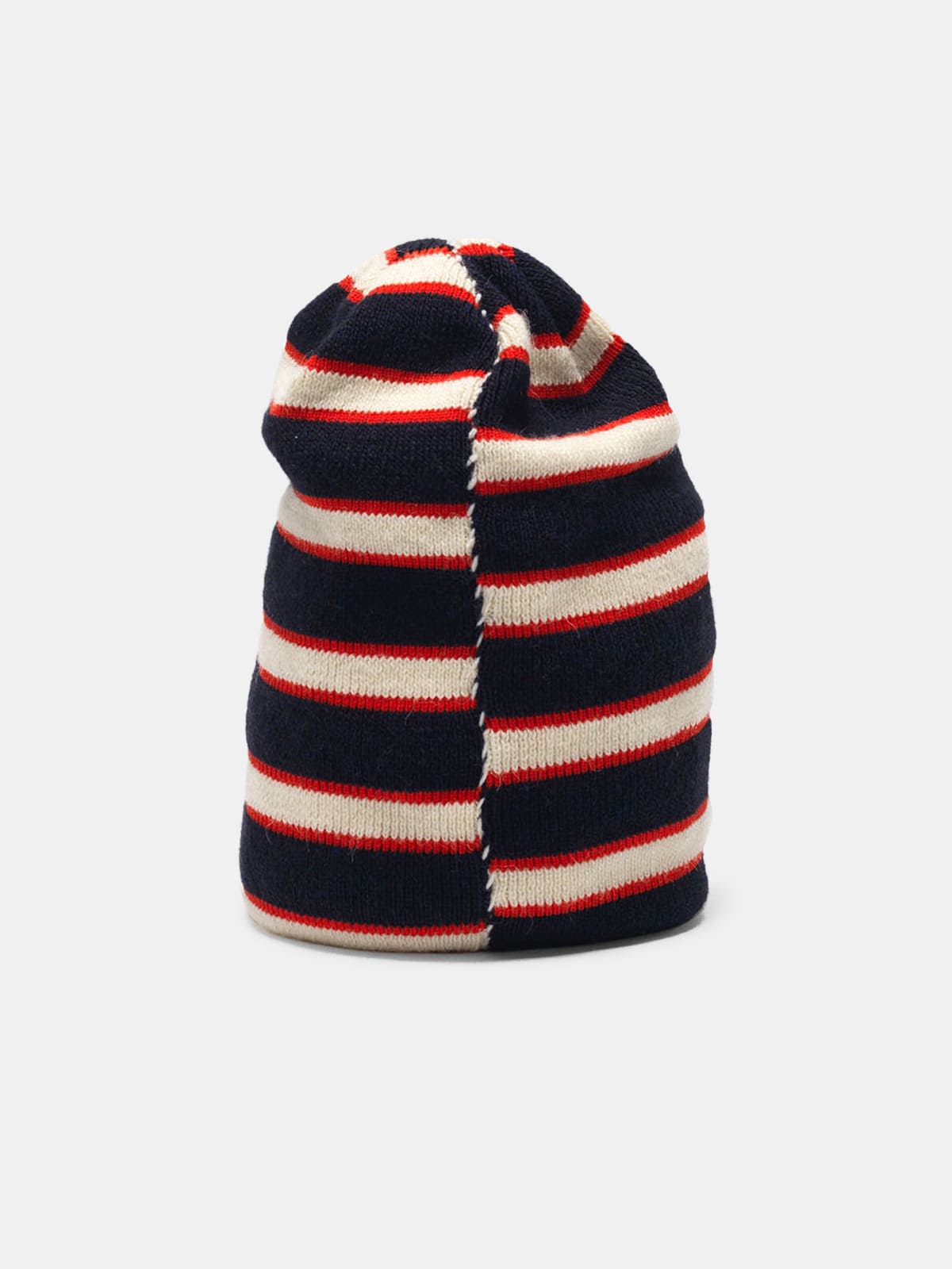 Kyoko wool beanie with stripes