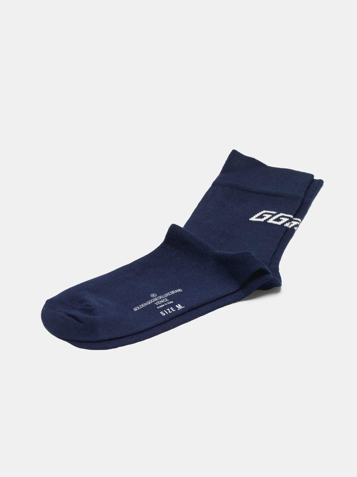 Yui cotton socks with contrasting logo