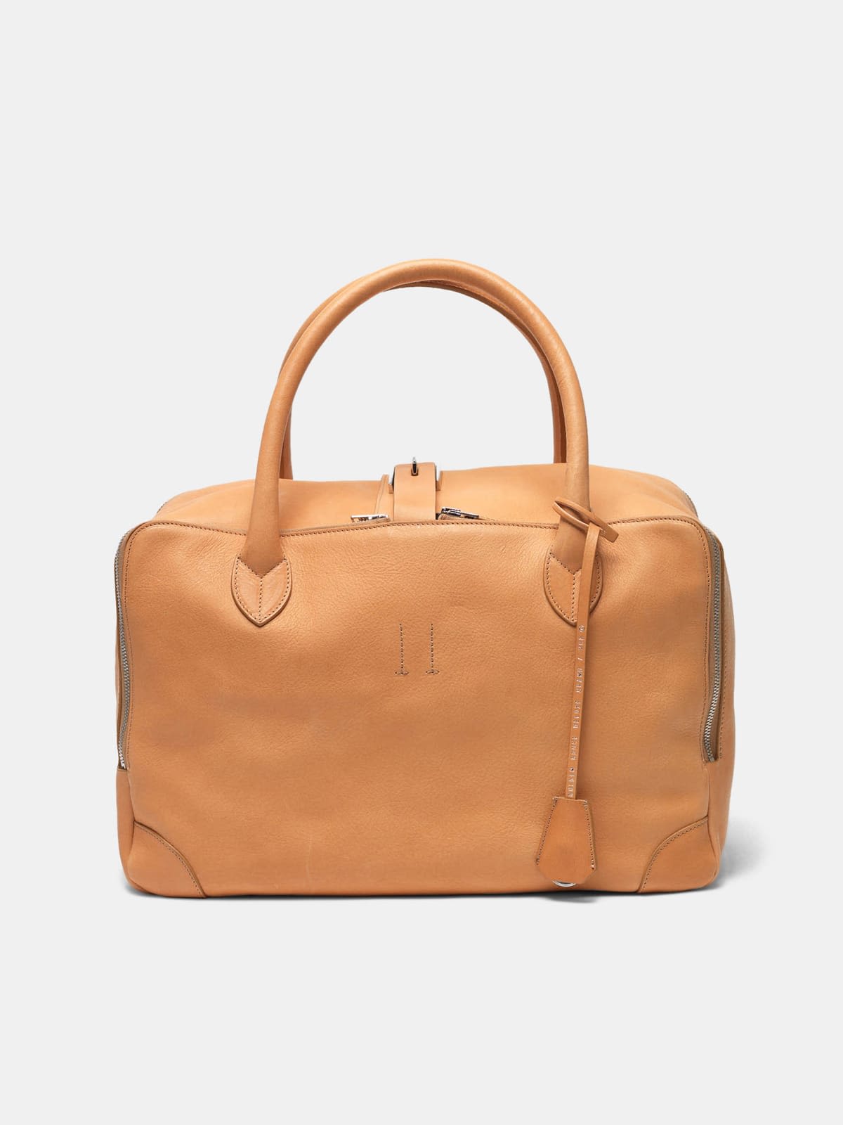 Equipage bag in pebbled leather