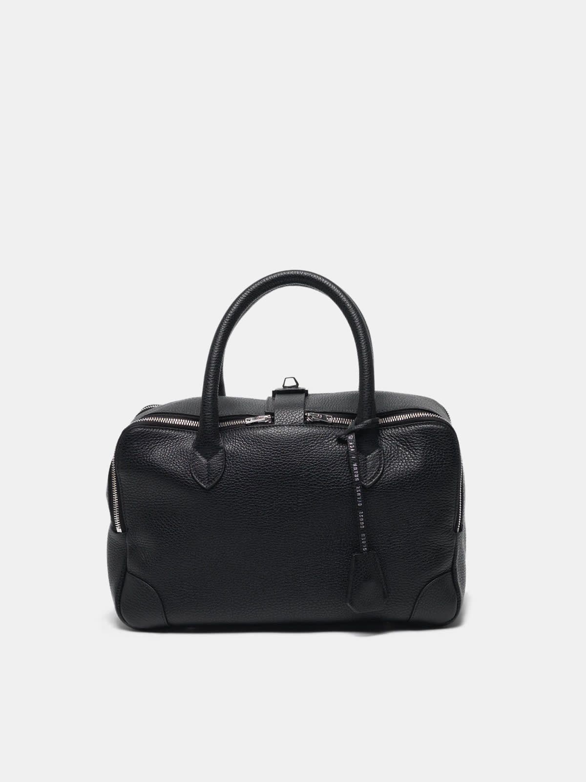 Equipage bag in pebbled leather