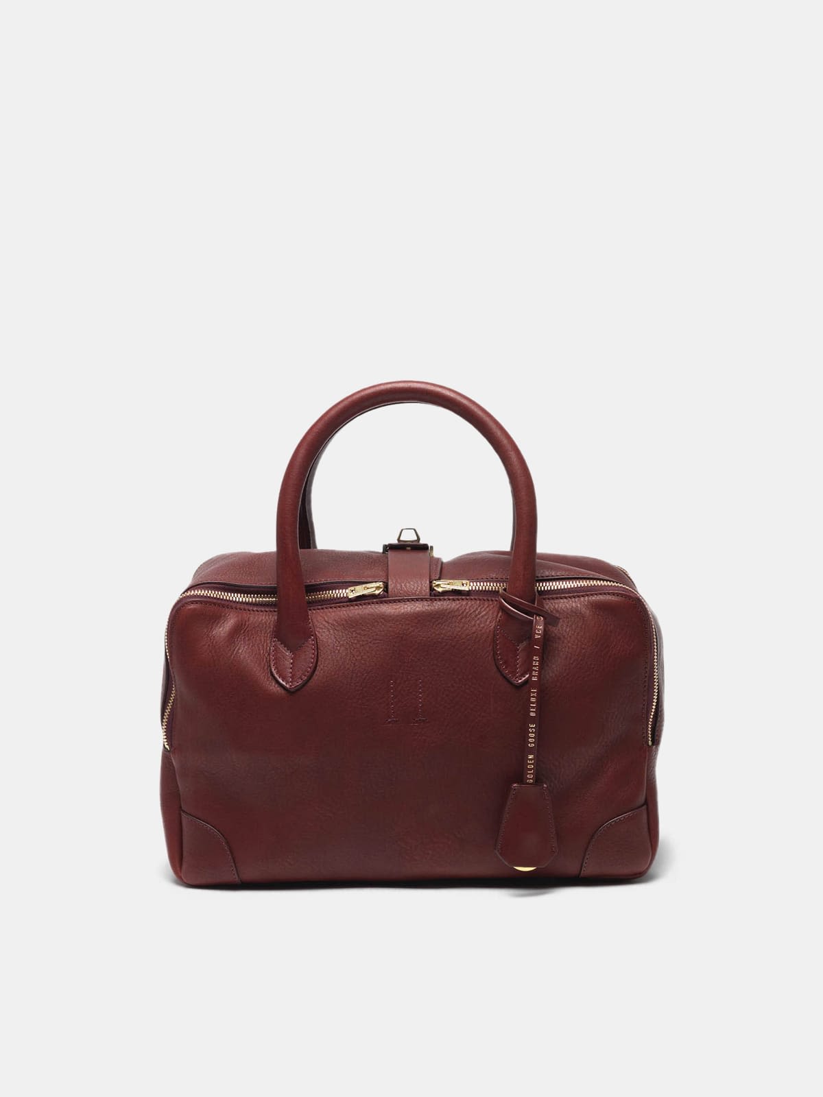 Equipage bag in pebbled leather