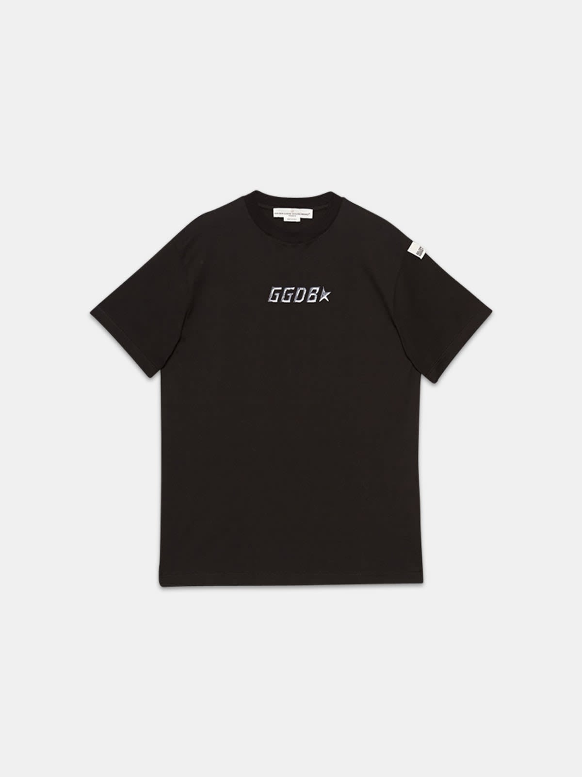 Black Golden T-shirt with logo print