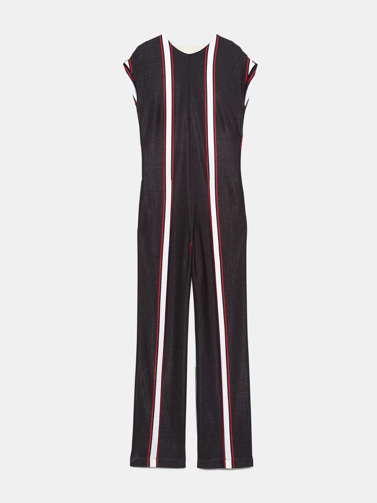 Narumi jumpsuit with contrasting vertical stripes
